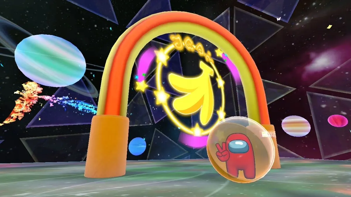 Among Us Makes a Surprise Appearance In Super Monkey Ball