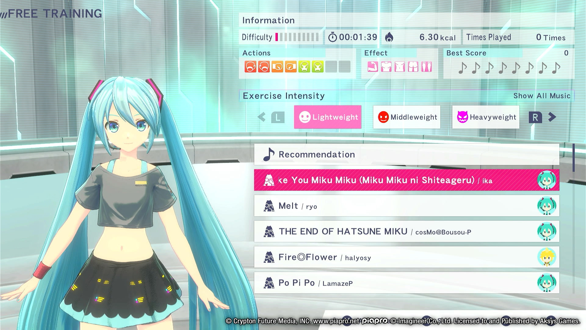 Fitness Boxing with Hatsune Miku screenshot 4