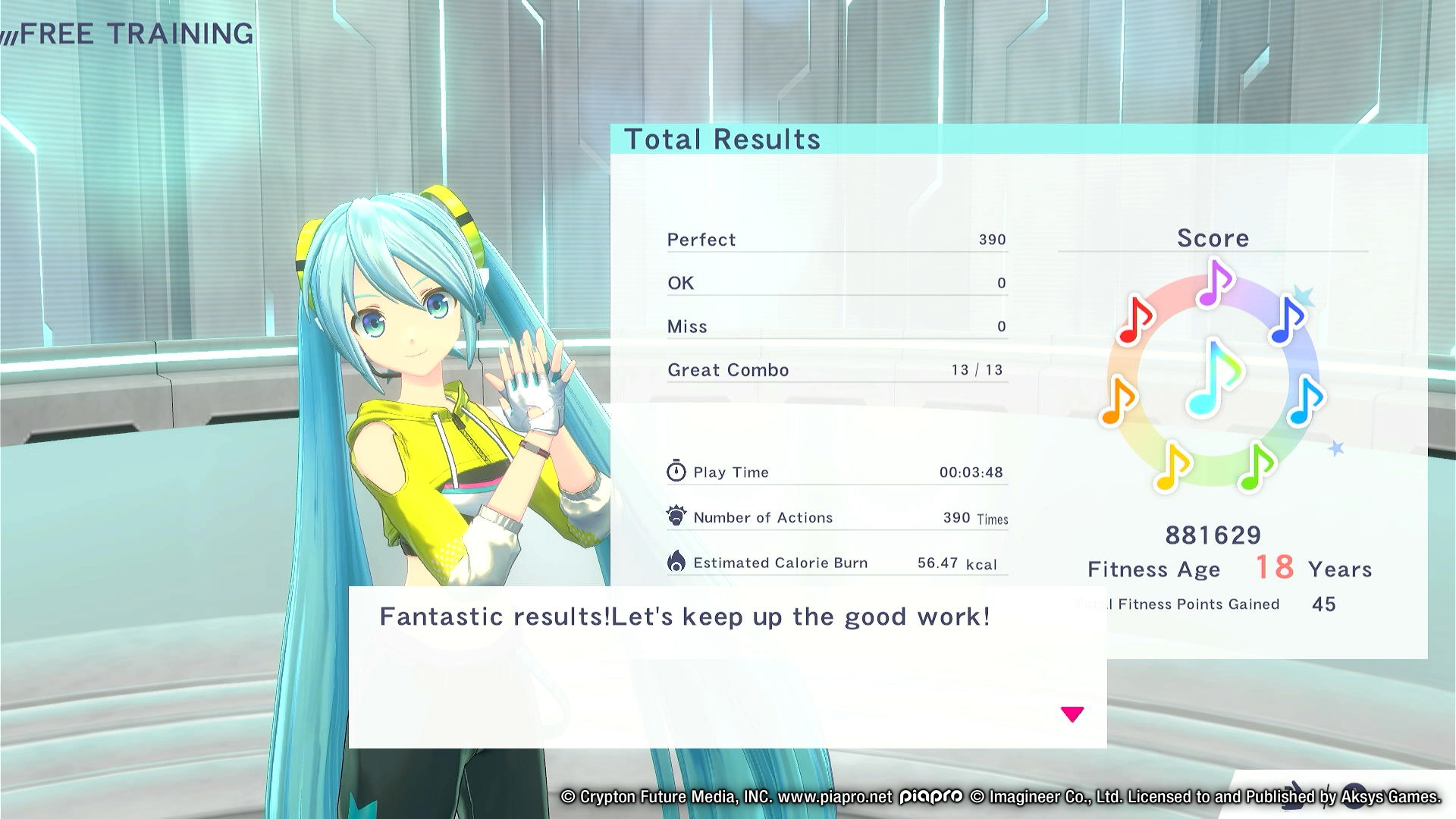 Fitness Boxing with Hatsune Miku screenshot 5
