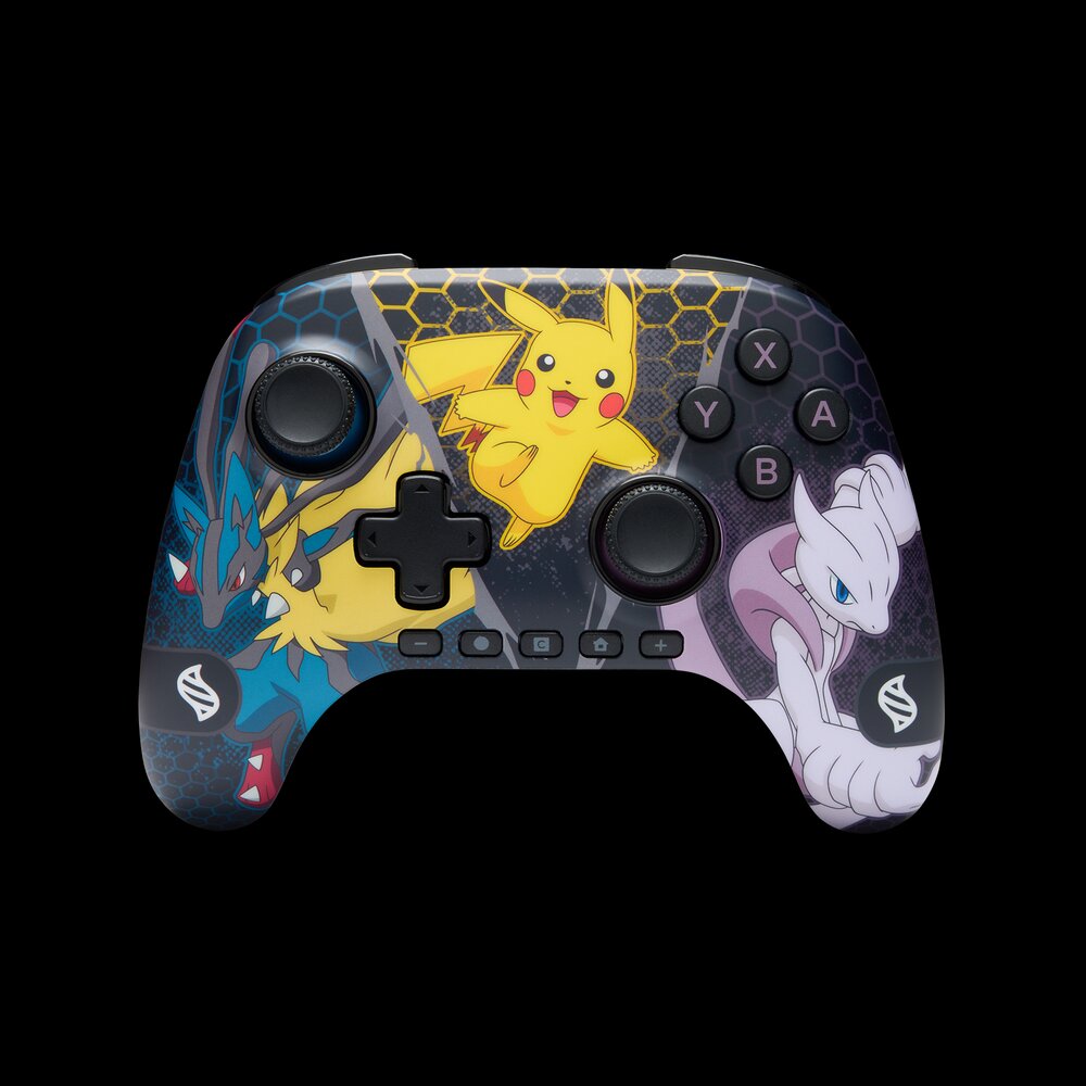 Front view of the Pokemon PowerA Wireless Switch 2 Controller